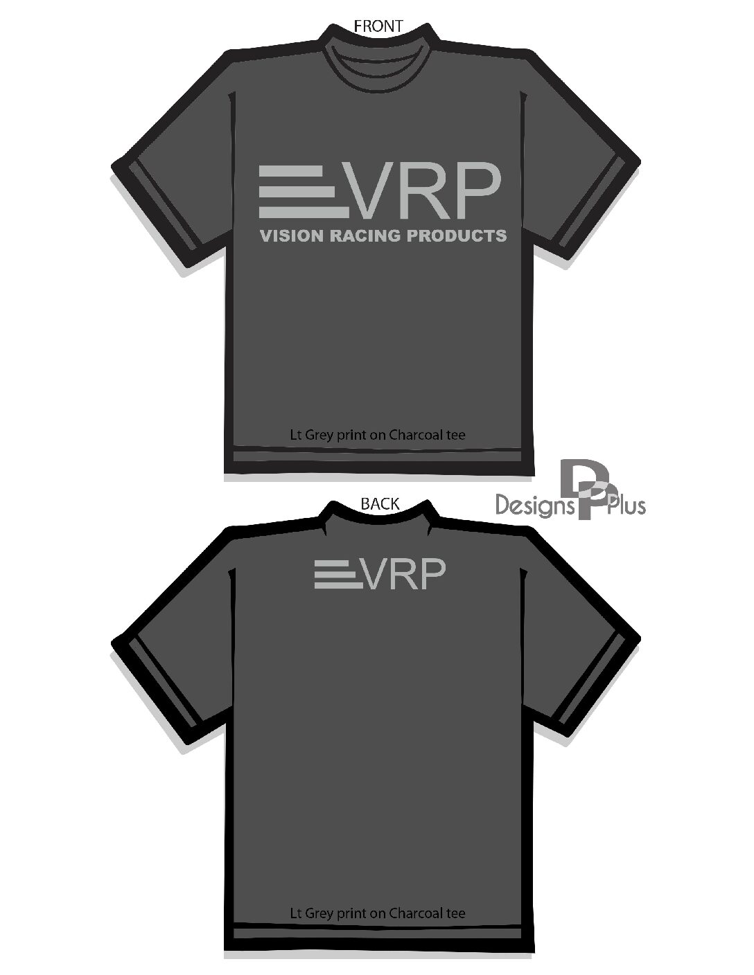 VRP Next Level Charcoal T-Shirts