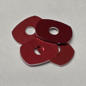 VRP 8th XV4 Red Washers - set of 4